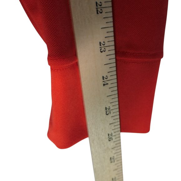 Fila Golf Performance Polo Shirt Mens XL Orange Collared Active Golf Hike Bike - Picture 6 of 8